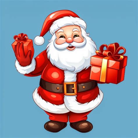 Sticker template with Santa Claus xmas happy Santa printable stickers ...