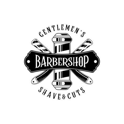 barber shop logo png