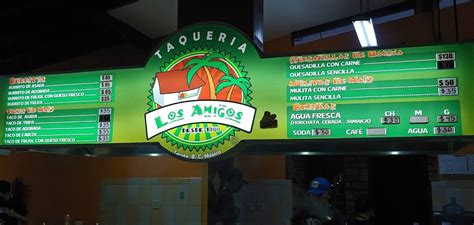 Menu at Taquería Los Amigos 2 restaurant, Tecate, Blvrd Universidad 601