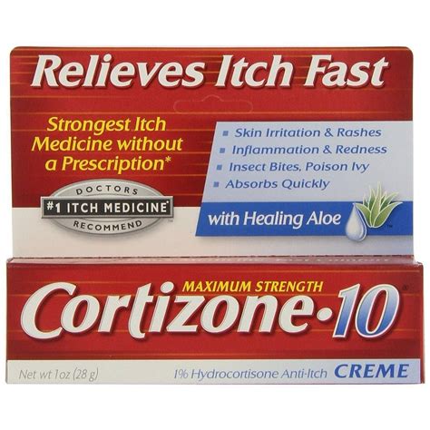 Cortizone 1% Hydrocortisone Anti-Itch Cream, 1 oz - Walmart.com - Walmart.com