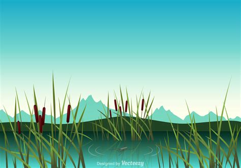 Swamp Vector Illustration 103667 Vector Art at Vecteezy