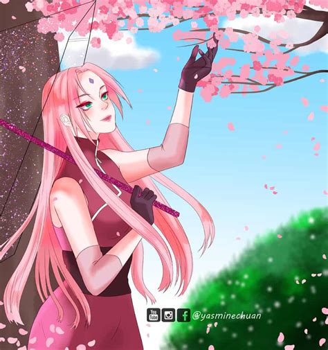 sakura Haruno Fanart Xenia Drawss - Illustrations ART street