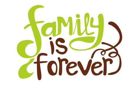 Family Quotes - Family Is Forever - On Transparent Background 24034195 PNG