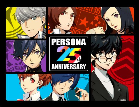 Persona 25th Anniversary Main Visual, but with Trading Photo Card Artworks (because they are ...