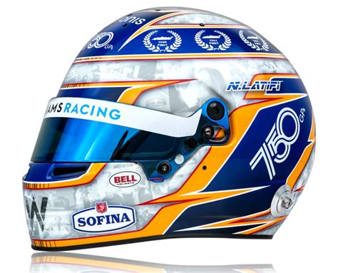 Nicholas Latifi Monaco Special Helmet – Censport Graphics