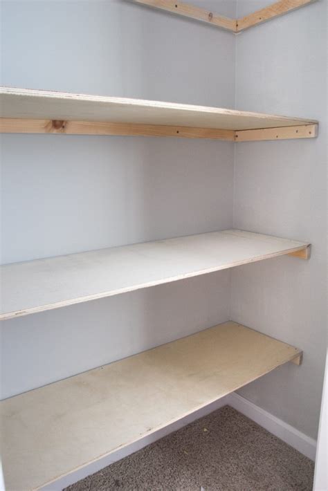 Basic DIY Closet Shelving