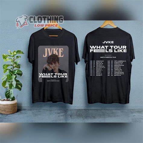 Jvke Concert Tour 2023 Merch, Jvke What Tour Feels Like Tour 2023 Shirt, Jvke Shirt, Jvke 2023 ...