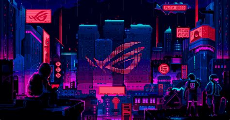 𝐂𝐇𝐔𝐍 𝐋𝐈 | KTH 💮 | Pixel art background, Vaporwave wallpaper, Pixel art