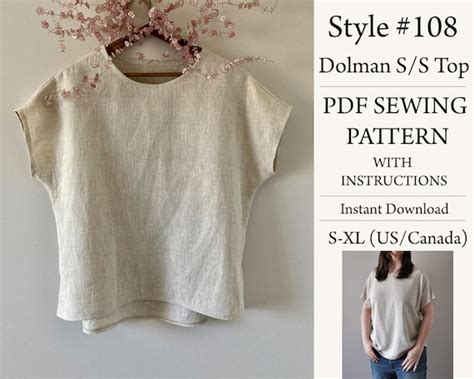 PDF Sewing Pattern Linen Top Sewing Pattern Digital - Etsy