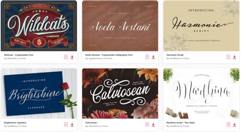 23 Best Copperplate Calligraphy Fonts for Graphic Design