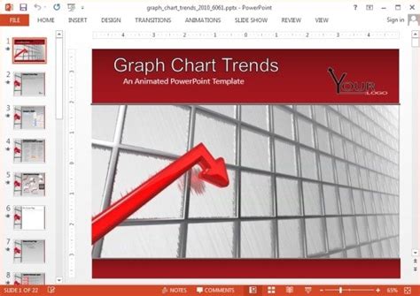 Animated PowerPoint Charts Template