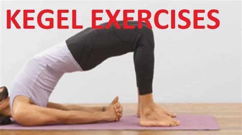 kegel exercises for men morning workout - YouTube