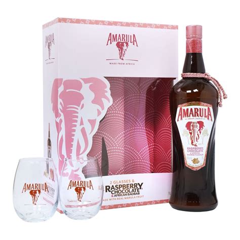 Amarula Raspberry & Chocolate Cream Liqueur - Gift Pack - Liqueurs from ...