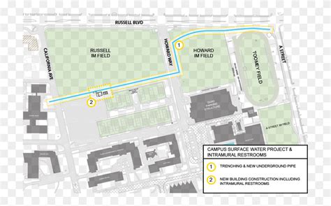 Uc Davis Campus Map Transparent Background Map, Neighborhood, Urban ...