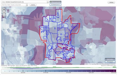 Bellevue, WA Neighborhood Map - Income, House Prices, Occupations ...