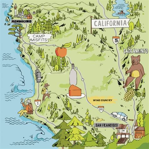 California Campgrounds Map