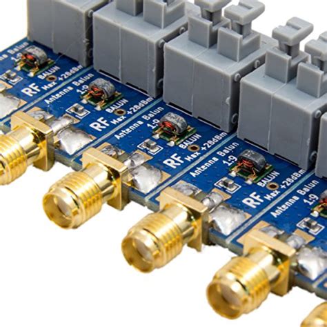 NooElec Balun One Nine - Tiny Low-Cost 1:9 HF Antenna Balun with Antenna Input Protection for ...