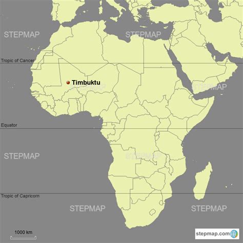 Timbuktu: A Hidden Gem On The World Map - World Map Colored Continents