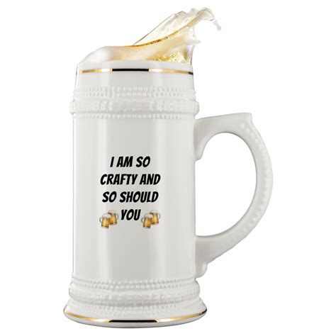 Personalized Ceramic Beer Stein Mug Gift | Beer, Beer steins ...