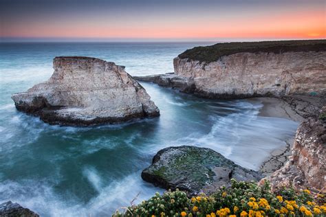 Shark Fin Cove Sunset | Shark Fin Cove at Davenport, CA, USA… | Flickr