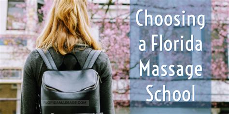 Choosing a Florida Massage School - FloridaMassage.com