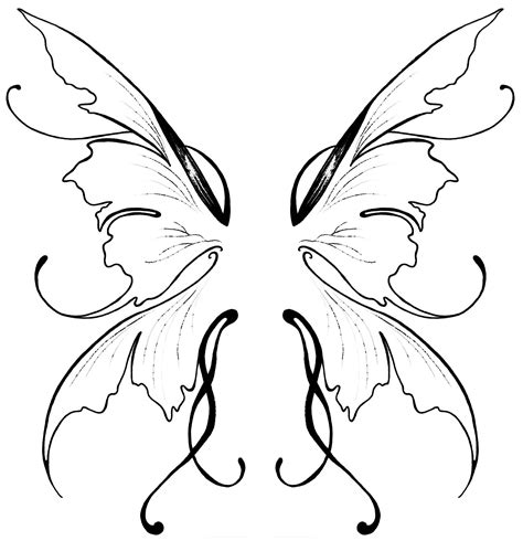 faery wings II by butterflyy on deviantART | Fairy wing tattoos, Wings drawing, Fairy wings drawing