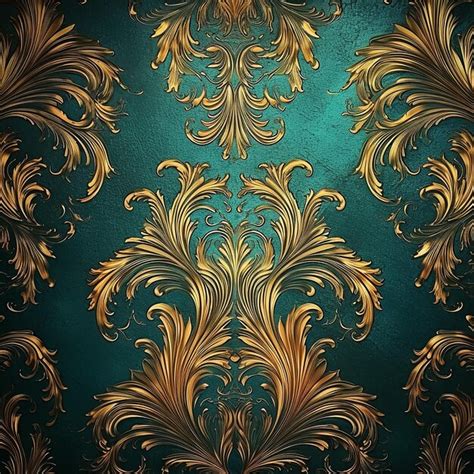 Premium Photo | Dark turquoise and gold gradient background