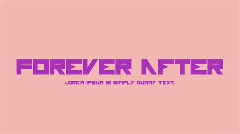 Forever After Font : Download Free for Desktop & Webfont