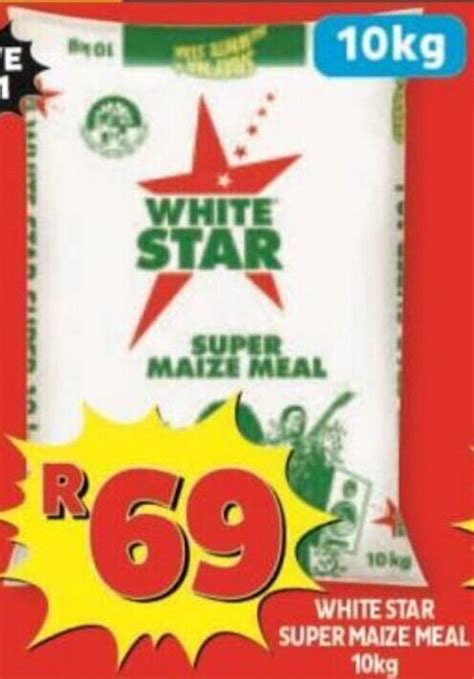 White Star Super Maize Meal 10kg offer at Usave