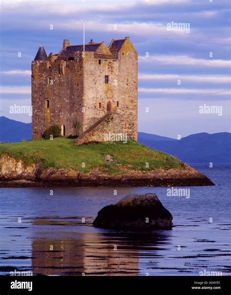 Castle Stalker near Port Appin, Appin, Argyll and Bute, Scotland, UK ...