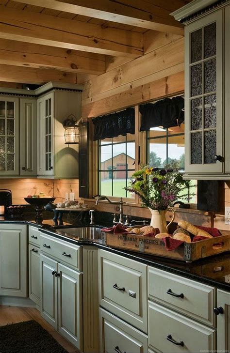 Beautiful Farmhouse Style Rustic Kitchen Cabinet Decoration Ideas 22 ...