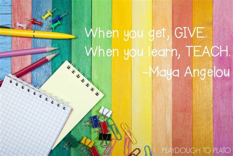 10 Inspiring Teacher Quotes - Playdough To Plato