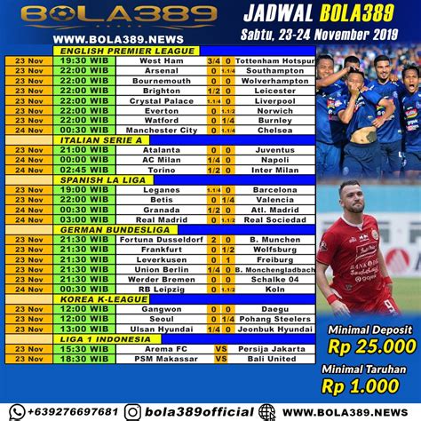 Jadwal Bola 23-24 Oktober 2019 Liga 1 Indonesia | Indonesia