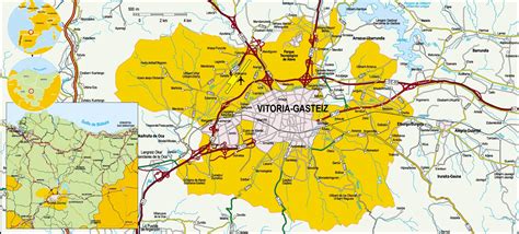 Vitoria-Gasteiz area map - Ontheworldmap.com