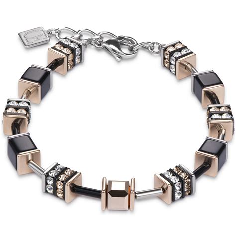 Coeur De Lion GeoCube Ladies Bracelet multicolour 4928-30-1523