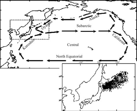 Location of data in the Oyashio current system (approximately 39-47 N... | Download Scientific ...