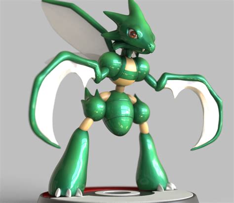 STL file Scyther - FAN ART - POKÉMON FIGURINE -POKEMON・3D printable ...