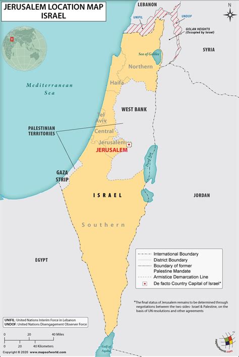 Jerusalem On A Map