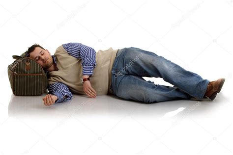 Picture: boy sleeping | Boy sleeping on the floor — Stock Photo ...