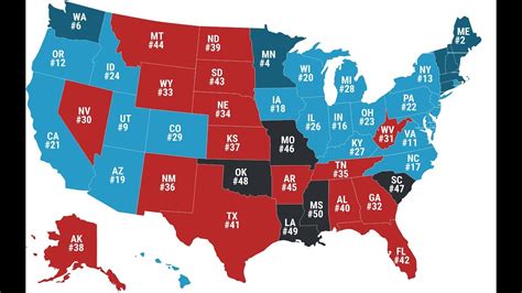 Map Of The Worst States In America America Map States In America | Images and Photos finder