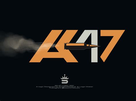 Ak47 logo | Logo design, Photography logo design, Ak47