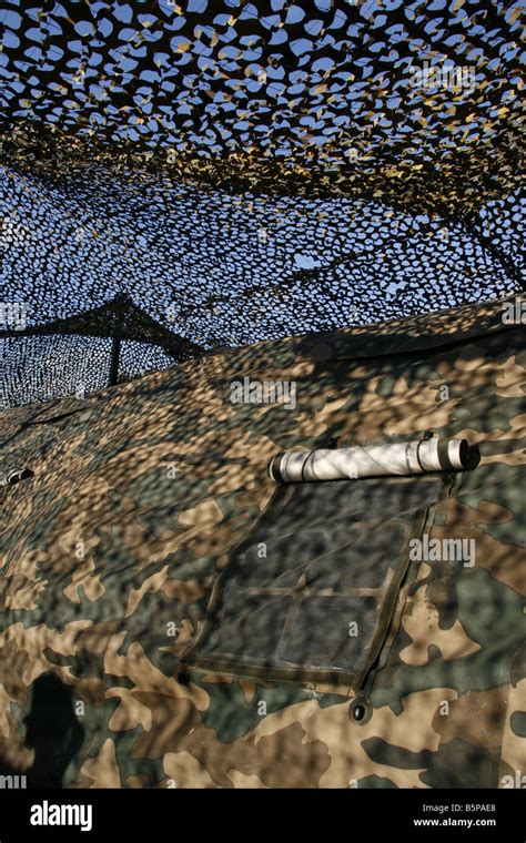 Camouflage military army base tent hi-res stock photography and images ...