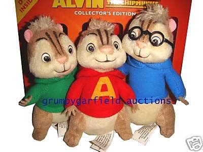 ALVIN AND THE CHIPMUNKS Plush Set of 3 Limited Edition | #112123888