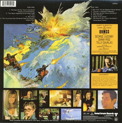 Various LP: On Her Majesty's Secret Service - Original Motion Picture Soundtrack (LP) - Bear ...