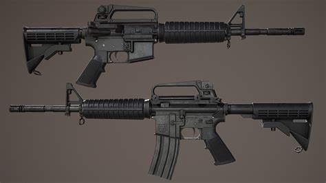 ArtStation - Ironbelly M4A1 FBX 3D Model | Resources