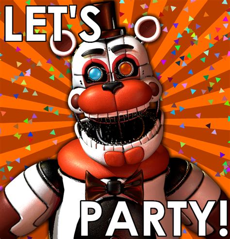 FNAF6/C4D ShowTime Freddy Poster REMAKE! by freddypizza13 on DeviantArt