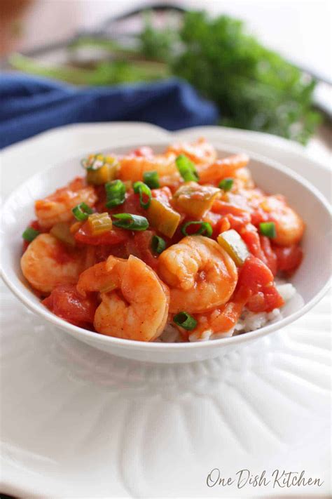 Shrimp Creole Recipe | Single Serving | One Dish Kitchen