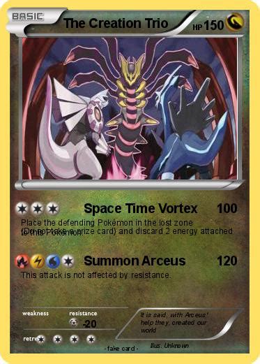 Pokémon The Creation Trio - Space Time Vortex - My Pokemon Card