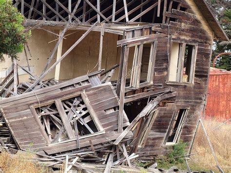 Falling apart house in a dry forest — Stock Photo © ericbvd #5061667