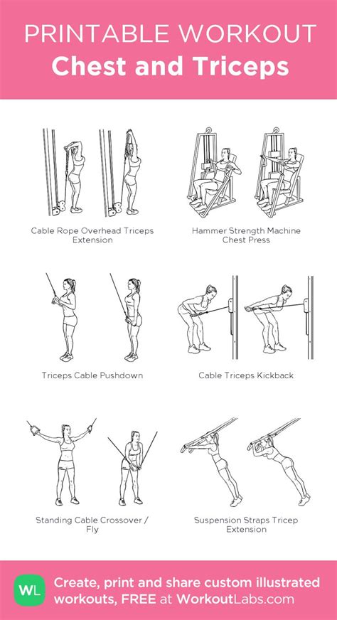 Chest and Triceps : my visual workout created at WorkoutLabs.com ...